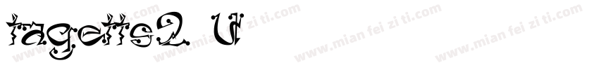 tagetts2_U字体转换