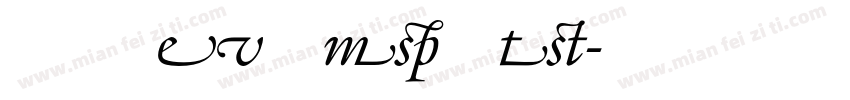 KorolevCompAlts字体转换