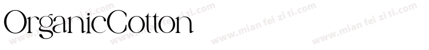 OrganicCotton字体转换