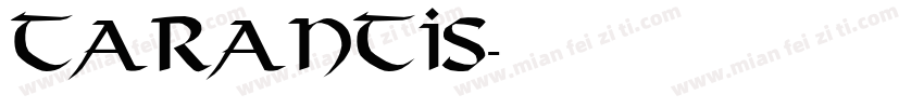 Tarantis字体转换