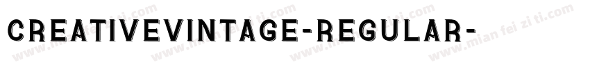 creativevintage-regular字体转换