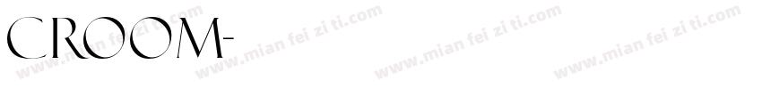 Croom字体转换