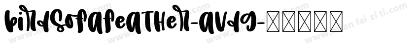BirdsOfAFeather-avDg字体转换