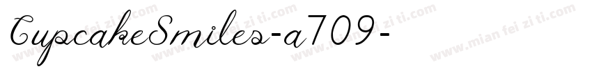 CupcakeSmiles-a709字体转换