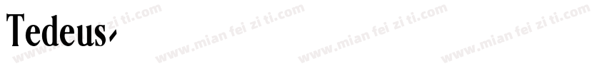 Tedeus字体转换