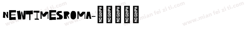 NEWTIMESROMA字体转换