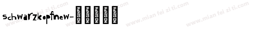 schwarzkopfnew字体转换