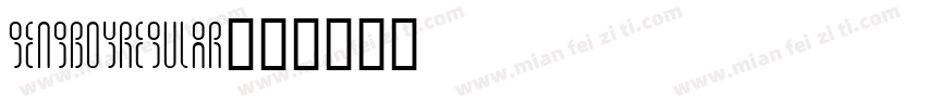 gengboyregular字体转换