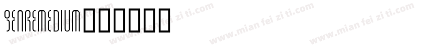genremedium字体转换