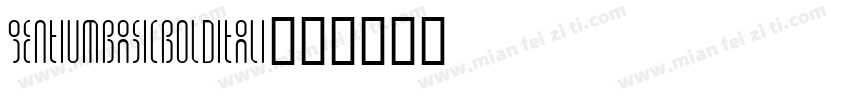 gentiumbasicbolditali字体转换