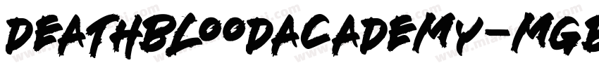 DeathbloodAcademy-MgBn字体转换