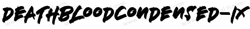 DeathbloodCondensed-1xXj字体转换