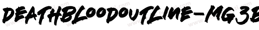 DeathbloodOutline-Mg3B字体转换
