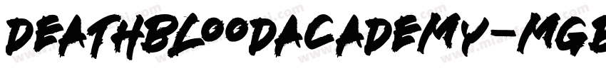 DeathbloodAcademy-MgBn字体转换