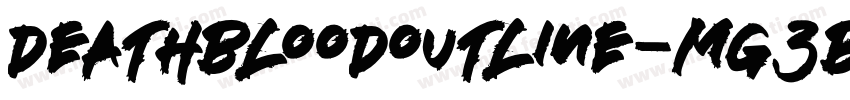DeathbloodOutline-Mg3B字体转换