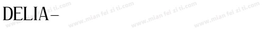 DELIA字体转换