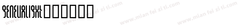 GenevaLIGHT字体转换
