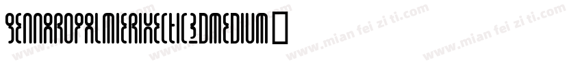 Gennaropalmierihectic3DMedium-rAXK字体转换