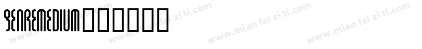 genremedium字体转换