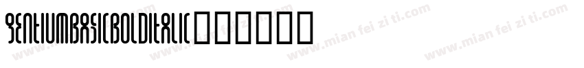 gentiumbasicbolditalic字体转换