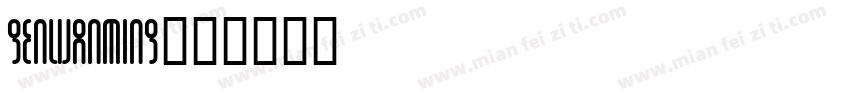 genwanming字体转换