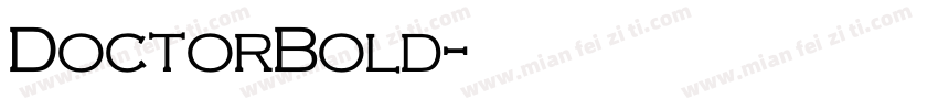 DoctorBold字体转换