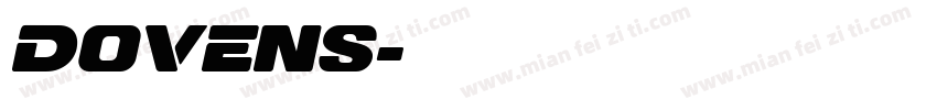 DOVENS字体转换