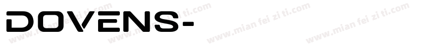 DOVENS字体转换