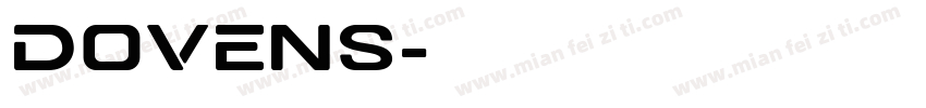 DOVENS字体转换