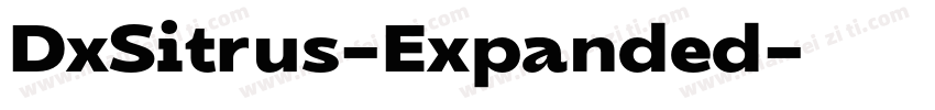 DxSitrus-Expanded字体转换