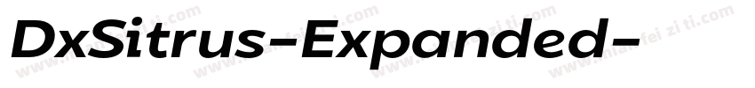 DxSitrus-Expanded字体转换