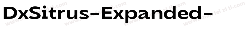 DxSitrus-Expanded字体转换