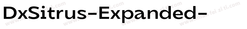 DxSitrus-Expanded字体转换