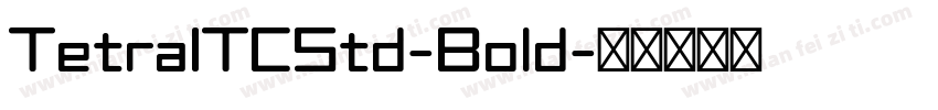 TetraITCStd-Bold字体转换