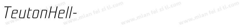 TeutonHell字体转换