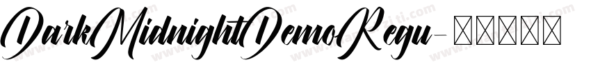 DarkMidnightDemoRegu字体转换