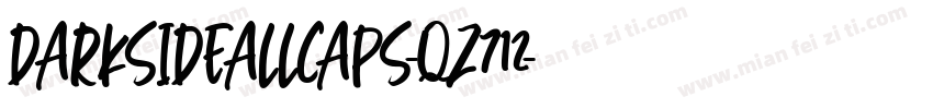 DarksideAllCaps-qZ712字体转换