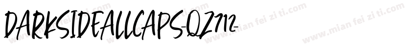 DarksideAllCaps-qZ712字体转换