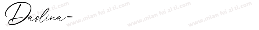 Daslina字体转换