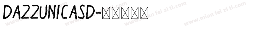 dazzUnicasd字体转换
