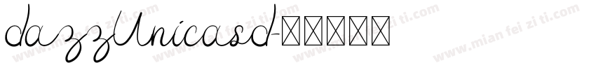 dazzUnicasd字体转换