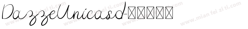 DazzeUnicasd字体转换