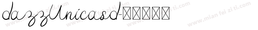dazzUnicasd字体转换