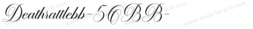 Deathrattlebb-5OBB字体转换