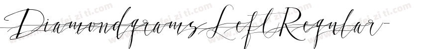 DiamondgramsLeftRegular字体转换