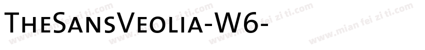 TheSansVeolia-W6字体转换