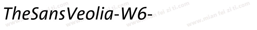 TheSansVeolia-W6字体转换