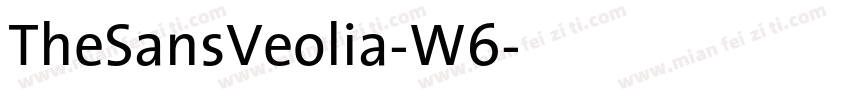 TheSansVeolia-W6字体转换
