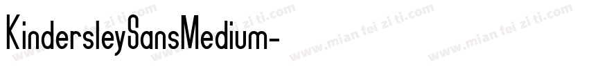 KindersleySansMedium字体转换