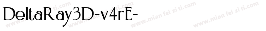 DeltaRay3D-v4rE字体转换